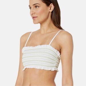 Tory Burch Costa Tie Bandeau Bikini Top